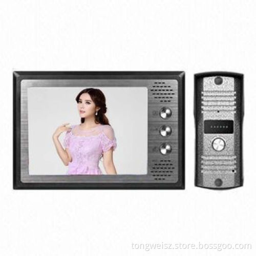 Audio doorphone with 7-inch TFT LCD screen, unlimited outdoor surveillance functionNew